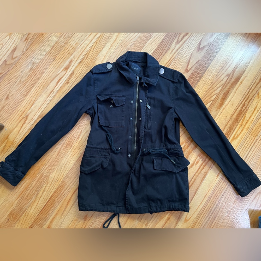 Like New Black Barneys New York cotton Jacket